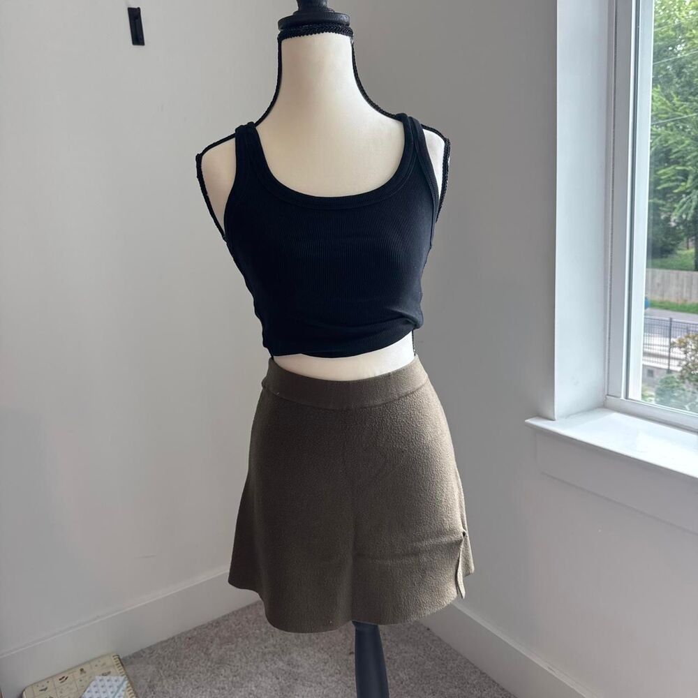 Altar-d-state Women's Brown and Khaki Skirt